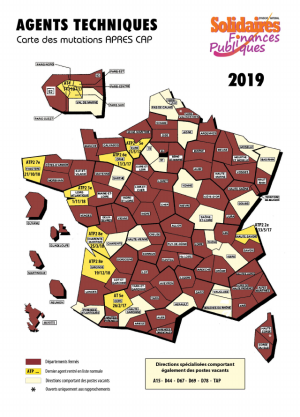 Carte après CAP Agents techniques 2019